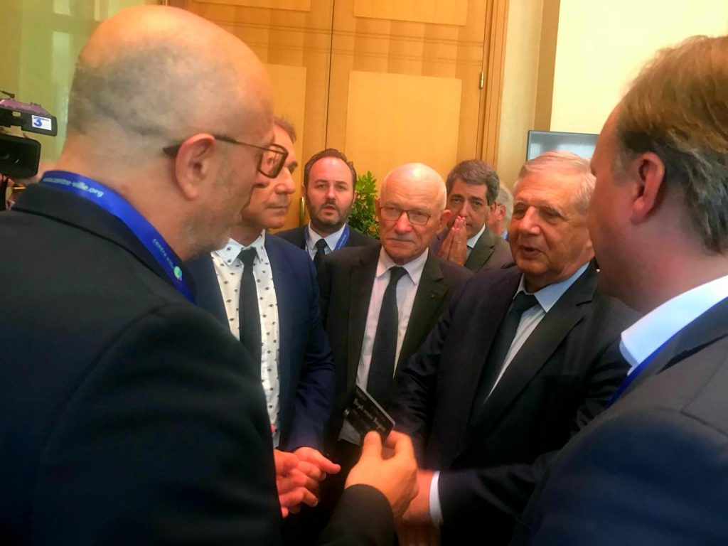 La carte BonjourMetz présentée au Ministre J. Mezard